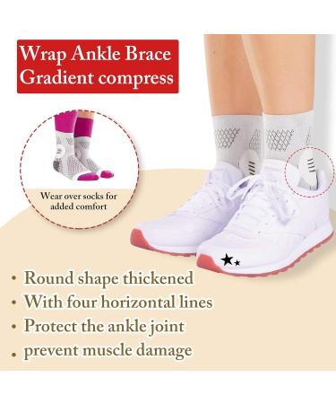 Buy Neuropathy Socks | Pain Relief & Support Ankle Sleeves for Men & Women | Comprex XL White Foot Sleeves for Swelling - Buy Online on GoSupps.com
