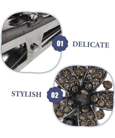 Beaupretty 1Pc large rhinestones vintage decor mouth clip flower clip large clip French bobby pin headgear Metal Miss decorative hair barrettes modeling metal clip - Buy Online on GoSupps.com