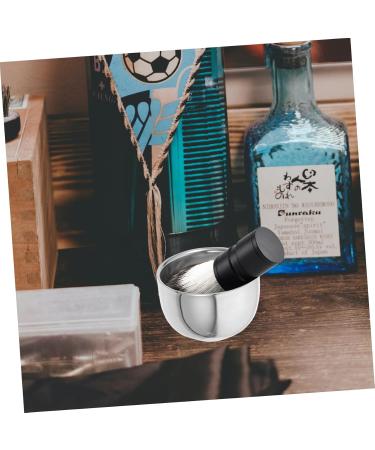 Minkissy Bartbrush Seat Razor | Reusable Metal Shaving Bowl & Razor Tool for Men | International Shipping - Buy Online on GoSupps.com