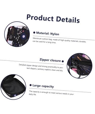 Plafope Mint Bag for Women Versatile Menstruation Pad & Diaper Storage Compact Pocket Holder for Travel - Buy Online on GoSupps.com