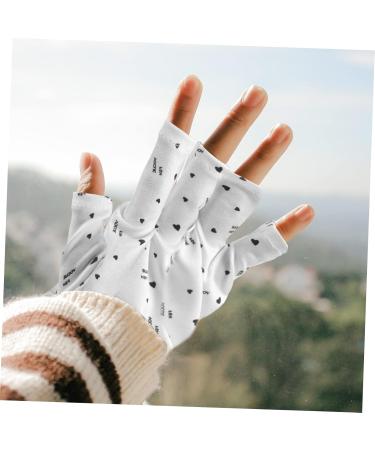 FRCOLOR 8 Pairs Nail Gloves Fingerless Anti Uv Glove Uv Lamp Glove for Gel Nails Uv Protection Gloves for Manicures Gel Manicure Uv Gloves Anti-uv Polyester - Buy Online on GoSupps.com