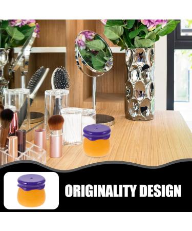 Beaupretty Lip Balm Jar with Spoon Honey Jar Shaped Cream Jar with Lid Empty Refillable Cosmetic Container Sample Storage Jar for Cream Lotion Lip Balm Eyeshadow (6g) Dark Blue - Buy Online on GoSupps.com