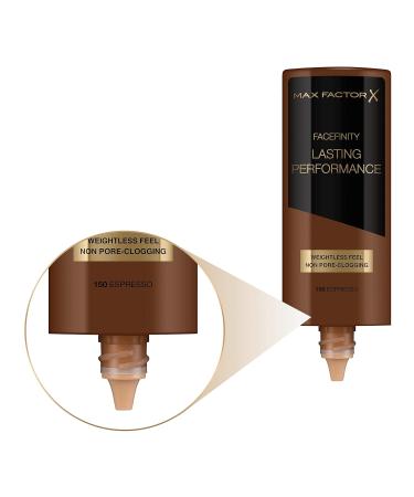 Max Factor Lasting Performance Foundation 150 Espresso - Long-Lasting Liquid Makeup 35 ml - Buy Online Internationally - Buy Online on GoSupps.com