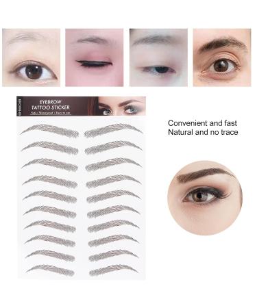 Lifelike Waterproof Eyebrow Stickers - One-Time Use Professional Brown 08 for Women | International Shipping - Buy Online on GoSupps.com