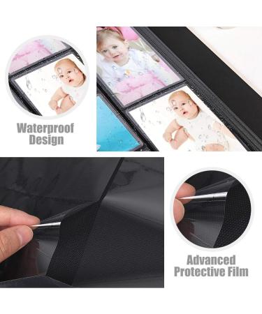 RECUTMS Photo Album 4x6 600 Photos Black Inner Page Button Grain Leather Big Capacity Pockets Pictures Album Birthday Christmas Photo Albums Wedding Anniversary (Black) A-black - Buy Online on GoSupps.com