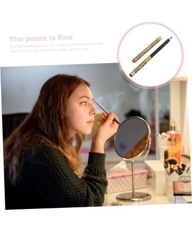 HAPINARY 4 Pcs Double Head Eyebrow Pencil Black Eyebrow Puff Grey Brown Eyebrow Pencil Palette) Uk - Buy Online on GoSupps.com