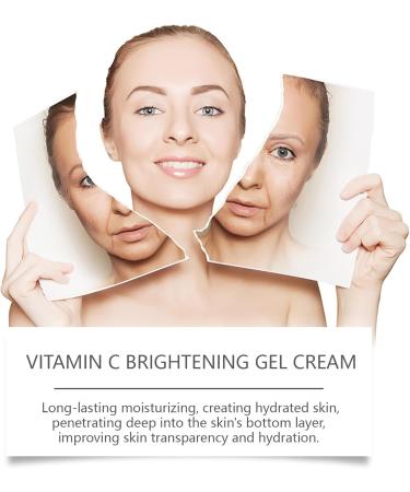 YUNFAX Vitamin C Brightening Gel Cream Facial Moisturizer for Women AntiAging Skincare To Smooth Fine Lines & Wrinkles Deep Hydrating Radiance Lotion for All Skin Types Vitamin C Brightening 4 Pieces - Buy Online on GoSupps.com
