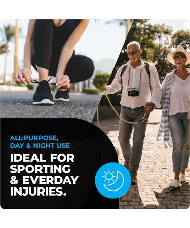 VITTO Ankle Support for Sprained Ankle Arthritis Joint Pain Strains Ankle Injury Recovery Rehab Sports Basketball - Multi Zone Compression Sleeve (XL with Strap) XL with Strap 1 - Buy Online on GoSupps.com