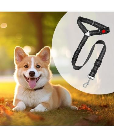 Adjustable Dog Car Seat Belt & Safety Harness - Buckling Accessory for Back Seat & Trunk - International Shipping - Buy Online on GoSupps.com
