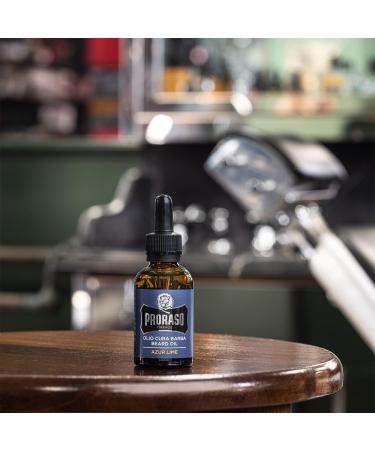 Proraso Azur Lime Beard Oil 30ml - Softens, Protects & Promotes Healthy Beard Growth - Made in Italy - Buy Online on GoSupps.com