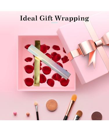 Holographic Gold Eyeliner and Lip Gloss Packaging Box Set - 50 Pieces | Makeup Sample Wrapping Storage for Gifts and Business | DIY Twist Pen Holder | 14.5 x 1.6 x 1.6cm - Buy Online on GoSupps.com