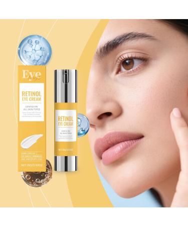  CongRong Retinol eye cream for dark circles and puffiness with hyaluronic acid and retinol eye essence firming and lifting absorbs quickly moisturizing anti-aging - Buy Online on GoSupps.com