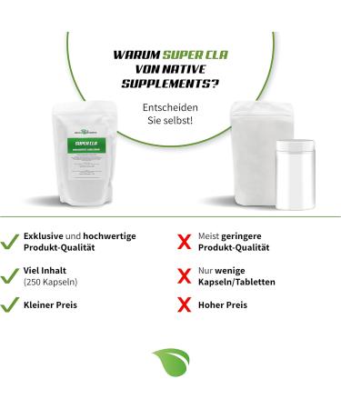 Super CLA 1000mg - 500 Softgel Capsules | High Dose 80% Conjugated Linoleic Acid from Thistle Oil | International Shipping Available - Buy Online on GoSupps.com