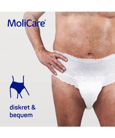 Molicare Premium Mobile Disposable Pants for Incontinence - XL (130-170 cm Hip) | 14 Pieces Unisex Discreet Use - Buy Online on GoSupps.com