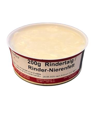 Beef kidney fat/beef tallow (200g) in a can homemade in the Franconian artisan butcher shop