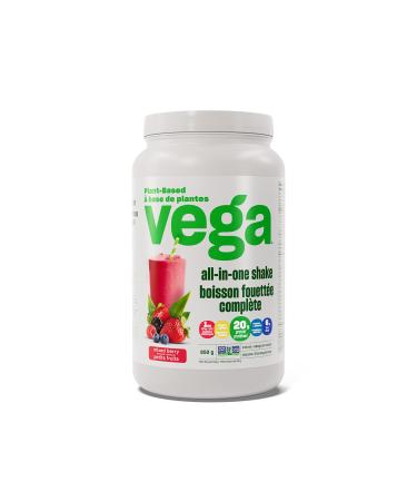 Vega All-in-One Vegan Protein Powder Mixed Berry (20 Servings) Superfood Ingredients Vitamins For Immunity Support Keto Friendly Pea Protein For Women & Men 850g (Packaging May Vary) Mixed Berry 20 Servings (Pack of 1)