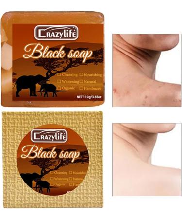 higyee Black Soap Bar 38oz Skinfriendly Body Scrubs for WomenNonGreasy Face Exfoliator Scrub Body Exfoliation Soap With Shea Butter - Buy Online on GoSupps.com