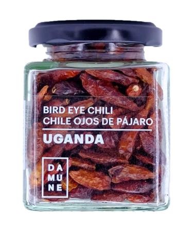 DAMUNE Piment Oiseau Entier - Pili Pili - Uganda - 40g