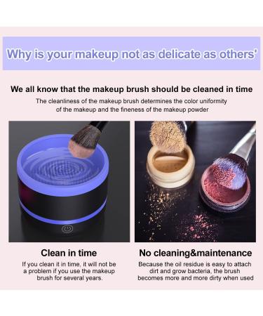 SOGUE Electric Makeup Brush Cleaner with USB Type-C Charger - Portable Automatic Beauty Brush Cleaner Machine (Blue) - Buy Online on GoSupps.com