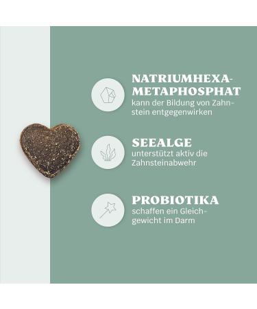 Mammaly Fresh Smile Dental Care Snacks for Dogs | 180 Pieces | Award-Winning Bad Breath Remedy - Buy Online on GoSupps.com