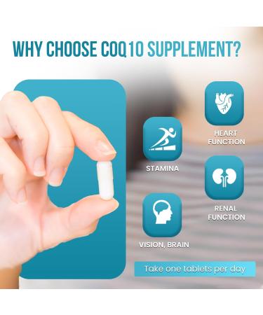 CoQ10 Ubiquinone 400mg | Supplement | 60 Capsules 60 Count (Pack of 1) - Buy Online on GoSupps.com