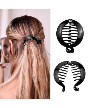 18-Piece Banana Hair Clips Set | Classic Twist Comb Accessories for Women Girls - 11/29 Teeth Ponytail Clips - Buy Online on GoSupps.com