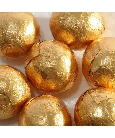 VIMIX Red Gold Foiled Chocolate Balls - Christmas Themed Foild Chocolate | Pick any flavour & weight - Buy Online on GoSupps.com