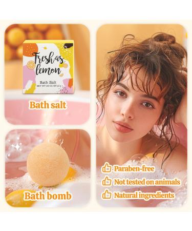 Shop BFFLOVE 8pc Bath Set - Perfect Gifts for Women | Bath Bombs Scented Candle & More | Ideal Mother's Day Gift Baskets - Buy Online on GoSupps.com