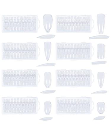 Press On Tip Almond Long Nails - 240 Pieces | Premium Quality Long Almond Nail Tips for Stunning Manicure - Buy Online on GoSupps.com