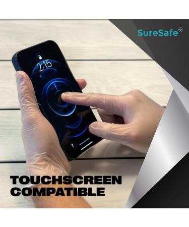 SURESAFE Clear Vinyl Gloves 3.5 Mil Latex Free Disposable Gloves Cleaning Gloves Food Prep Gloves Disposable Small Box of 100 - Buy Online on GoSupps.com