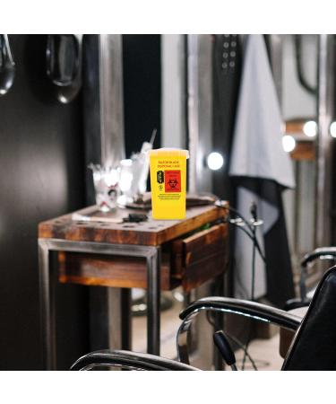 Minkissy Plastic Container for Korean Continuous Wave Blade - Secure Storage & Travel Dispenser for Disposable Razors - Relaxation Case in Safety Yellow - Buy Online on GoSupps.com