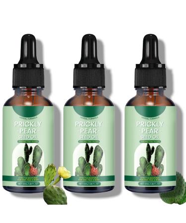 Sheghy Prickly Pear Seed Oil & Prickly Pear Oil - Cold Pressed Organic Extra Virgin Multi-Use Dry Skin Care for Face/Body/Hair Plant-Based Moisturizer 1.69floz (3)