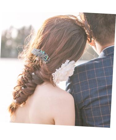 Ipetboom 1pc Niang Silver 20-tooth Hair Comb Wire Bridal Veil Comb Hair Decorations for Women Exquisite Headwear Pearl Hair Accessories Combs Tuck Comb Copper Wire Bride Silver Wire Natural - Buy Online on GoSupps.com