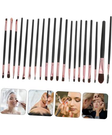 Set of 20 Make-Up with Wooden Handle Eye Makeup Brush Eyebrow Brush Cosmetic Accessory Cosmetic Brush Eye Brush Cosmetic Tool Mixing Miss Synthetic Fibre Accessories - Buy Online on GoSupps.com