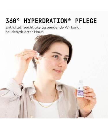 N hydrate today Hyaluronic Serum 4D Hyperdration & Ectoin - Face Serum Moisturises Hyaluronic Acid Serum for Dry Mature Skin Fragrance-Free Vegan 20 ml - Buy Online on GoSupps.com