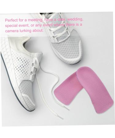 Beaupretty Height Increasing Insoles for Women & Men - Invisible Elevator Shoe Inserts | Comfortable Pink PU Support Pads - Buy Online on GoSupps.com