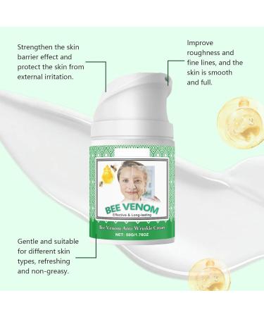 homomdy Bee venom wrinkle removal cream antiaging moisturizer for face and neck skin firming body cream soothing and moisturizing lifting and repairing for all skin types 2pcs - Buy Online on GoSupps.com