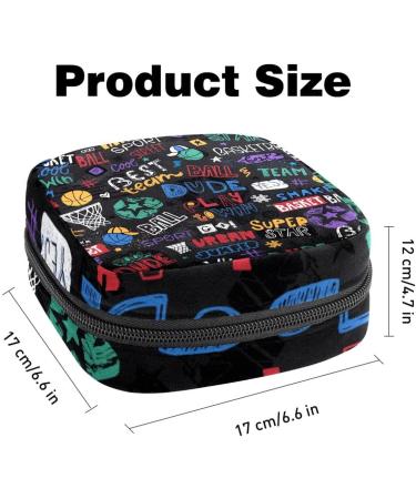 MUOOUM Men's Menstrual Artery Bag - Zippered Tampon Collection Bag for Women & Girls (Bright Underwater World) - 4.7x6.6x6.6 in/12x17x17 cm - Buy Online on GoSupps.com