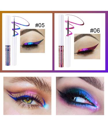 Chameleon Liquid Eyeshadow Set | 6 Metallic Glitter Shades | Long Lasting & Waterproof | Multichrome Makeup - Buy Online on GoSupps.com