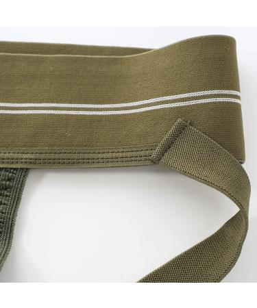 BRODDLE Men's Green Large Jockstrap - Stretchy Nylon Mesh Pouch Athletic Supporters - Buy Online on GoSupps.com