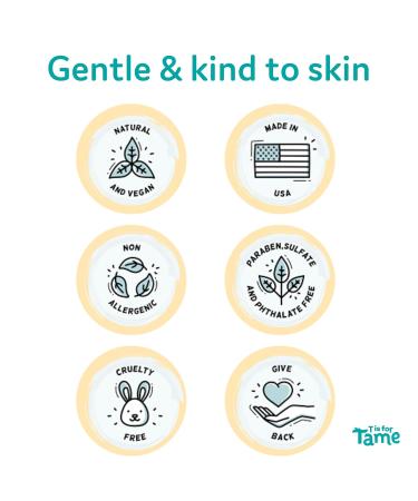 T is for Tame - Natural Baby Exfoliant & Nourishing Balm for Cradle Cap Dry Scalp & Skin | Plant-Based Hydration with Jojoba & Calendula | Made in USA - Buy Online on GoSupps.com
