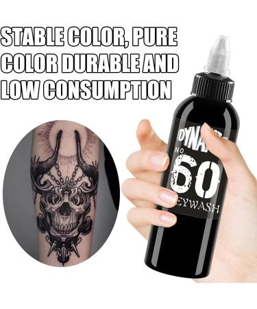  DLDN01 UMIKAkitchen 60 Black Tattoo Inks - Vegan Ink - Standard Pigment Ink - Black (120ml) - Buy Online on GoSupps.com