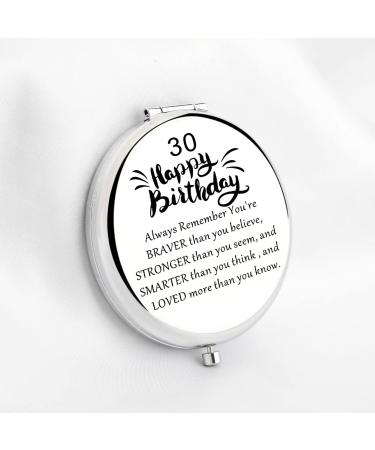 30th Birthday Gifts for Women | Inspiring 30th Birthday Compact Mirrors & More - Buy Online on GoSupps.com