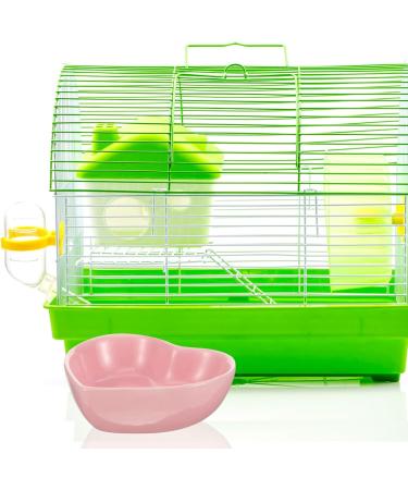 POPETPOP pet bowl food guinea pig hamster feeder chinchilla bowl hamster saucer kitten bowls heart shaped hamster water bowl hamster supplies small cat bowl chipmunk squirrel ceramics 8x7cm Pink - Buy Online on GoSupps.com
