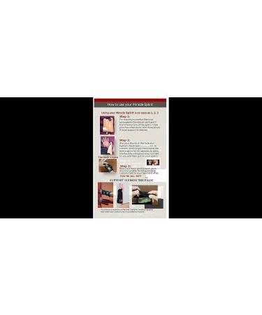 Doctor in the House Miracle Splint Wrist and Hand Brace for Carpal Tunnel - Pain Relief & Support - Fits S M L Glove Sizes - Buy Online on GoSupps.com