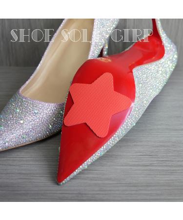UNIKSTEP Non-Slip Shoe Sole Grips - 10 Piece Self-Adhesive Rubber Pads with Star Heart & Flower Shapes for Noise Reduction - Perfect for International Shipping - Buy Online on GoSupps.com