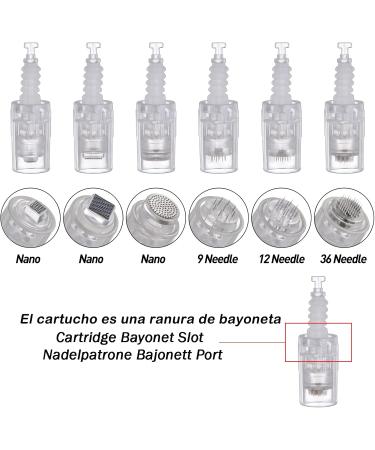 Buy Bowka 42 Pins Needles for Microneedling Pen | Universal Replacement Cartridges - 10 Pack - Buy Online on GoSupps.com