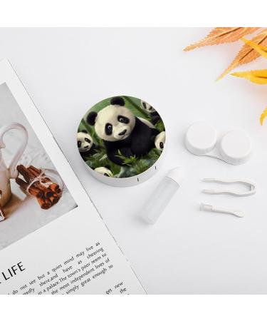 Cute Panda Print Contact Lens Case - Travel & Care Box for Contact Lenses | International Shipping - Buy Online on GoSupps.com