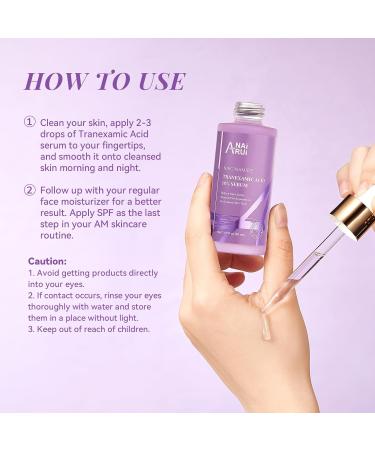 ANAI RUI 10% Tranexamic Acid Serum with Niacinamide Kojic Acid Ceramide Skin Refining for All Skin Types 1.69 FL.Oz/50 ML - Buy Online on GoSupps.com