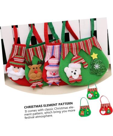 PLAFOPE Santa Pants Treat Bags 3pcs Christmas Bag Candy Bags Christmas Candy Pouch Xmas Tote Bag Cloth Party Supplies - Buy Online on GoSupps.com